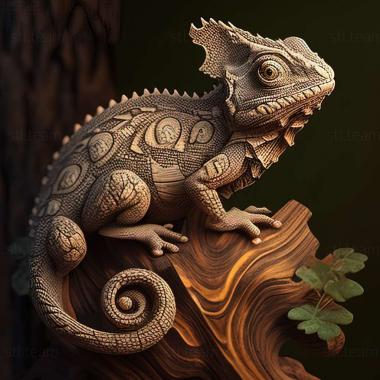 3D model Chameleon (STL)